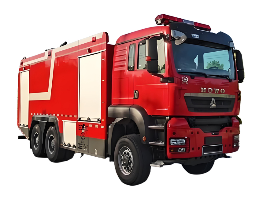 單排豪沃18噸泡沫消防車