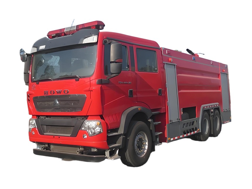 重汽豪沃16噸水罐消防車